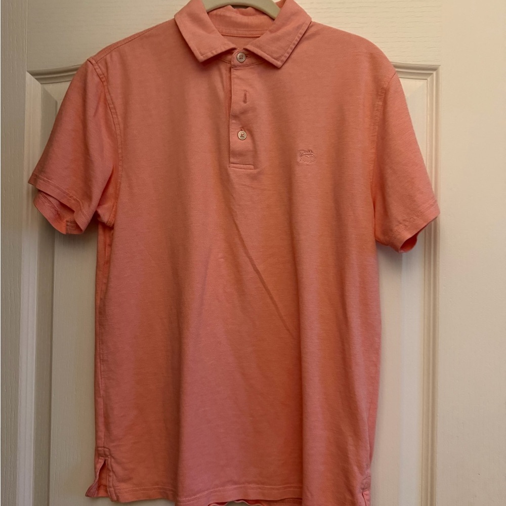 Southern Tide Salmon Polo Shirt